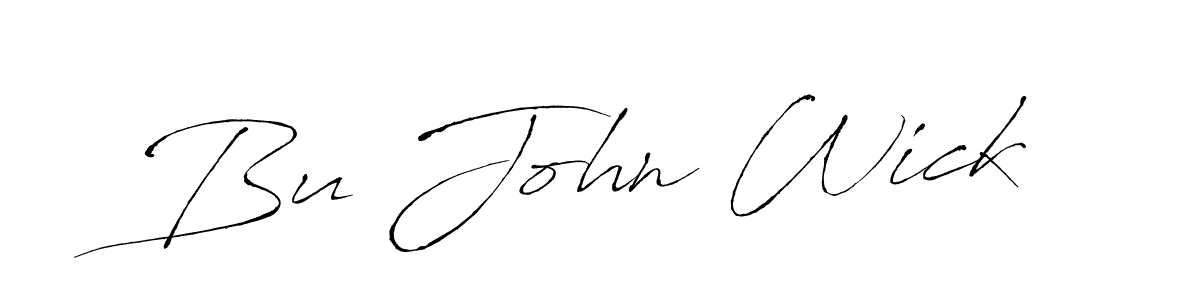 Antro_Vectra is a professional signature style that is perfect for those who want to add a touch of class to their signature. It is also a great choice for those who want to make their signature more unique. Get Bu John Wick name to fancy signature for free. Bu John Wick signature style 6 images and pictures png