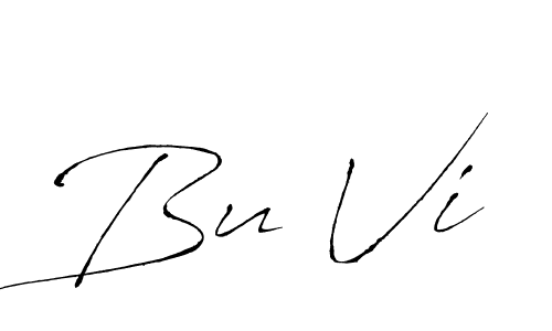 Also we have Bu Vi name is the best signature style. Create professional handwritten signature collection using Antro_Vectra autograph style. Bu Vi signature style 6 images and pictures png