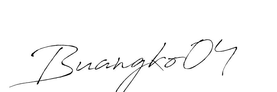 The best way (Antro_Vectra) to make a short signature is to pick only two or three words in your name. The name Buangko04 include a total of six letters. For converting this name. Buangko04 signature style 6 images and pictures png