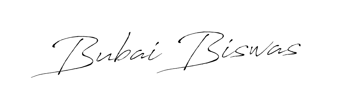 Bubai Biswas stylish signature style. Best Handwritten Sign (Antro_Vectra) for my name. Handwritten Signature Collection Ideas for my name Bubai Biswas. Bubai Biswas signature style 6 images and pictures png