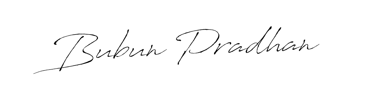Make a beautiful signature design for name Bubun Pradhan. Use this online signature maker to create a handwritten signature for free. Bubun Pradhan signature style 6 images and pictures png