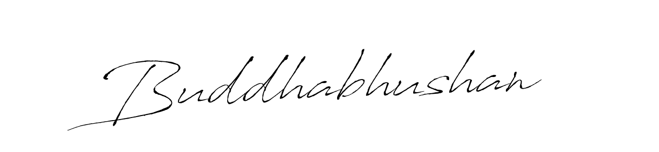 Design your own signature with our free online signature maker. With this signature software, you can create a handwritten (Antro_Vectra) signature for name Buddhabhushan. Buddhabhushan signature style 6 images and pictures png