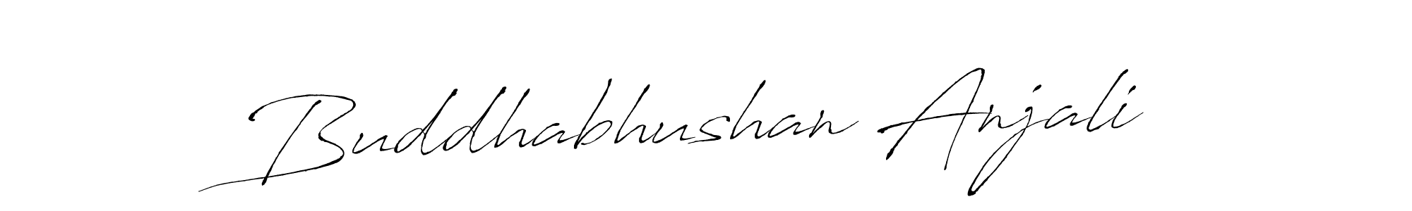 Make a beautiful signature design for name Buddhabhushan Anjali. With this signature (Antro_Vectra) style, you can create a handwritten signature for free. Buddhabhushan Anjali signature style 6 images and pictures png