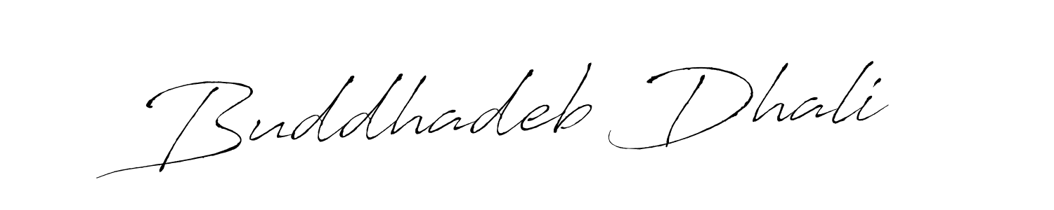 Create a beautiful signature design for name Buddhadeb Dhali. With this signature (Antro_Vectra) fonts, you can make a handwritten signature for free. Buddhadeb Dhali signature style 6 images and pictures png