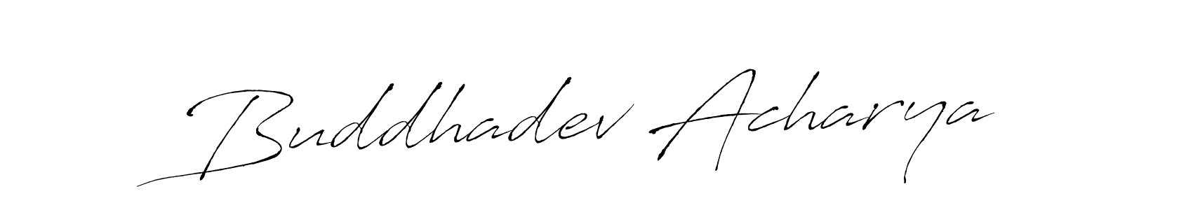 if you are searching for the best signature style for your name Buddhadev Acharya. so please give up your signature search. here we have designed multiple signature styles  using Antro_Vectra. Buddhadev Acharya signature style 6 images and pictures png
