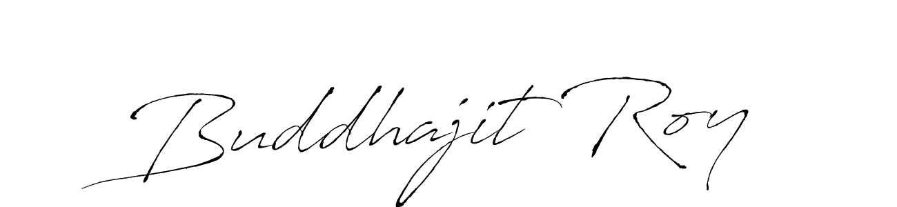 How to make Buddhajit Roy name signature. Use Antro_Vectra style for creating short signs online. This is the latest handwritten sign. Buddhajit Roy signature style 6 images and pictures png
