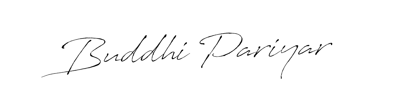 Use a signature maker to create a handwritten signature online. With this signature software, you can design (Antro_Vectra) your own signature for name Buddhi Pariyar. Buddhi Pariyar signature style 6 images and pictures png