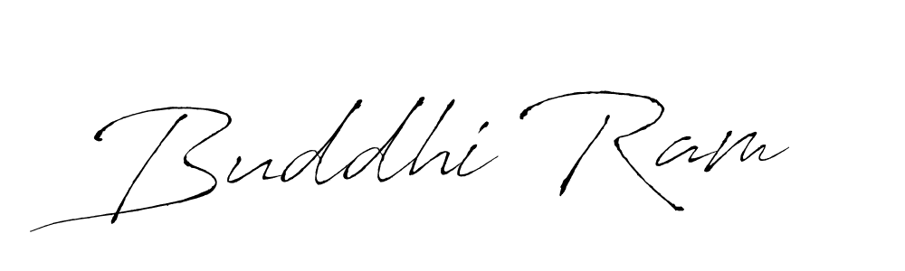 Buddhi Ram stylish signature style. Best Handwritten Sign (Antro_Vectra) for my name. Handwritten Signature Collection Ideas for my name Buddhi Ram. Buddhi Ram signature style 6 images and pictures png