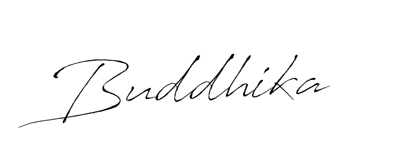 Create a beautiful signature design for name Buddhika. With this signature (Antro_Vectra) fonts, you can make a handwritten signature for free. Buddhika signature style 6 images and pictures png