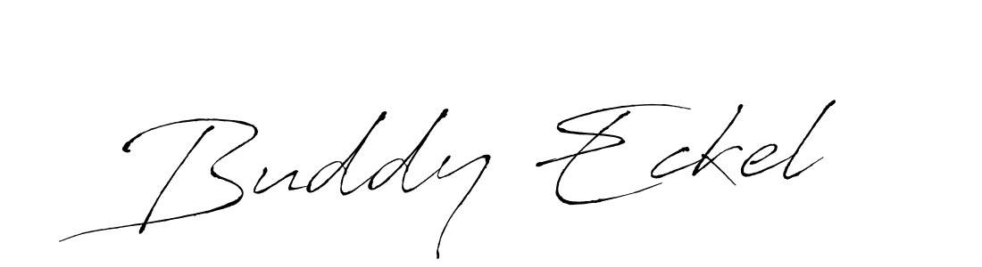 Buddy Eckel stylish signature style. Best Handwritten Sign (Antro_Vectra) for my name. Handwritten Signature Collection Ideas for my name Buddy Eckel. Buddy Eckel signature style 6 images and pictures png