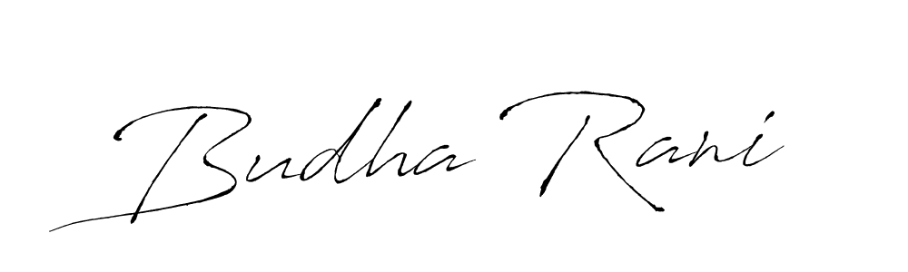 How to make Budha Rani signature? Antro_Vectra is a professional autograph style. Create handwritten signature for Budha Rani name. Budha Rani signature style 6 images and pictures png