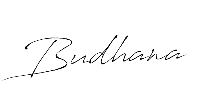 Budhana stylish signature style. Best Handwritten Sign (Antro_Vectra) for my name. Handwritten Signature Collection Ideas for my name Budhana. Budhana signature style 6 images and pictures png