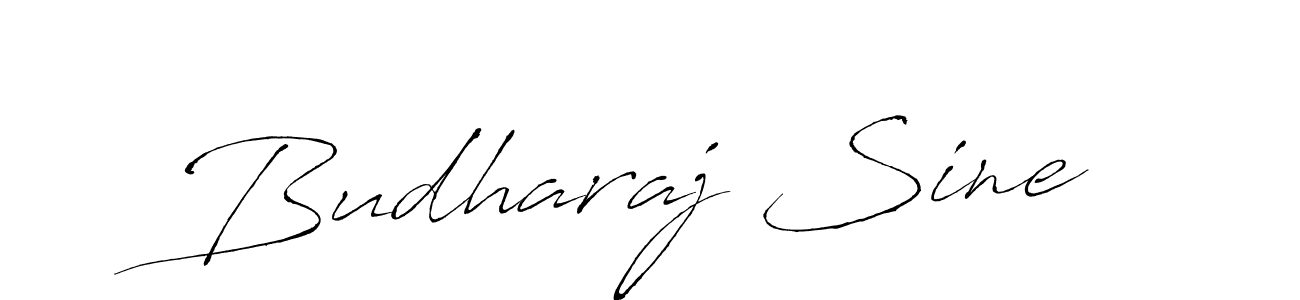 Make a beautiful signature design for name Budharaj Sine. With this signature (Antro_Vectra) style, you can create a handwritten signature for free. Budharaj Sine signature style 6 images and pictures png