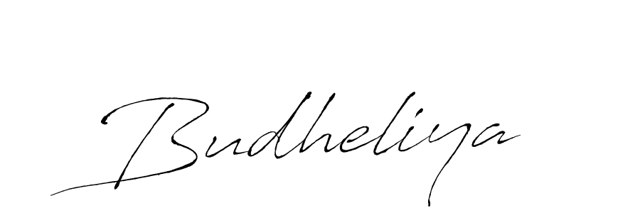 How to make Budheliya signature? Antro_Vectra is a professional autograph style. Create handwritten signature for Budheliya name. Budheliya signature style 6 images and pictures png