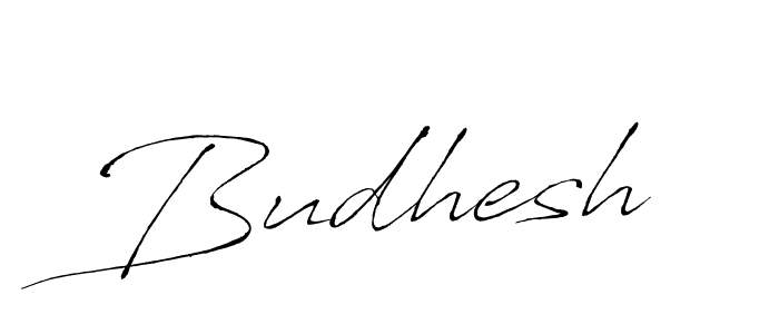 Design your own signature with our free online signature maker. With this signature software, you can create a handwritten (Antro_Vectra) signature for name Budhesh. Budhesh signature style 6 images and pictures png