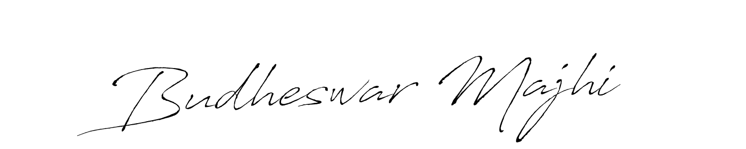 Make a beautiful signature design for name Budheswar Majhi. With this signature (Antro_Vectra) style, you can create a handwritten signature for free. Budheswar Majhi signature style 6 images and pictures png