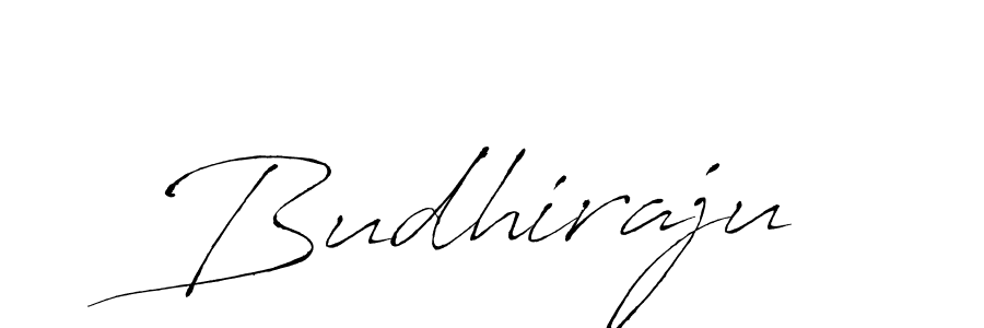 How to make Budhiraju signature? Antro_Vectra is a professional autograph style. Create handwritten signature for Budhiraju name. Budhiraju signature style 6 images and pictures png