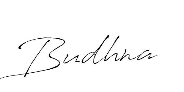 Use a signature maker to create a handwritten signature online. With this signature software, you can design (Antro_Vectra) your own signature for name Budhna. Budhna signature style 6 images and pictures png