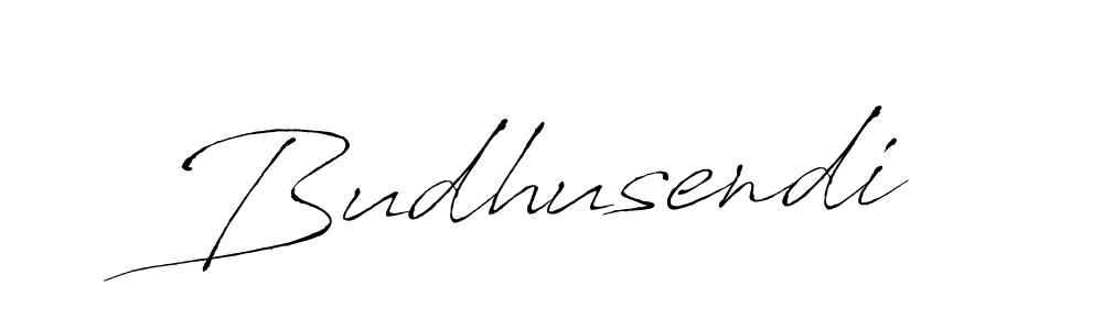 Use a signature maker to create a handwritten signature online. With this signature software, you can design (Antro_Vectra) your own signature for name Budhusendi. Budhusendi signature style 6 images and pictures png