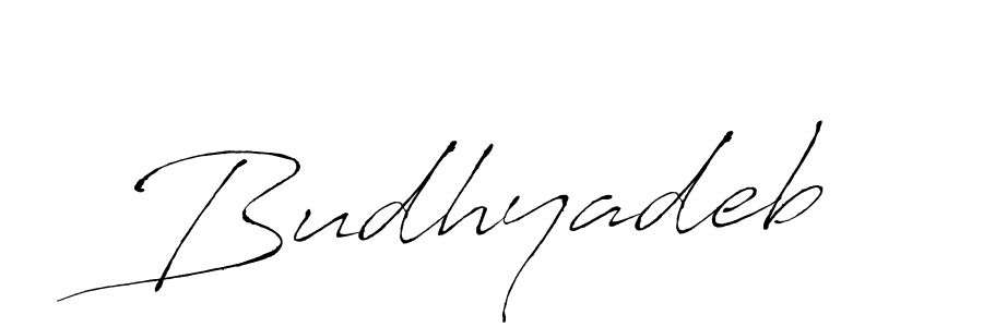 How to make Budhyadeb signature? Antro_Vectra is a professional autograph style. Create handwritten signature for Budhyadeb name. Budhyadeb signature style 6 images and pictures png