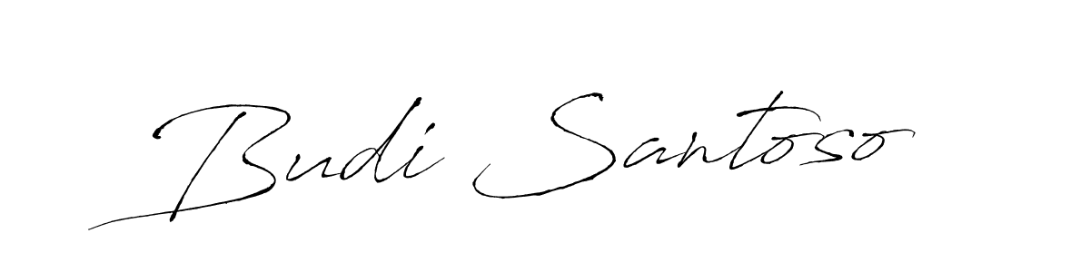 It looks lik you need a new signature style for name Budi Santoso. Design unique handwritten (Antro_Vectra) signature with our free signature maker in just a few clicks. Budi Santoso signature style 6 images and pictures png