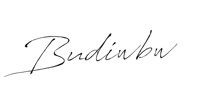 Design your own signature with our free online signature maker. With this signature software, you can create a handwritten (Antro_Vectra) signature for name Budiwbw. Budiwbw signature style 6 images and pictures png