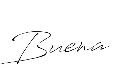 Use a signature maker to create a handwritten signature online. With this signature software, you can design (Antro_Vectra) your own signature for name Buena. Buena signature style 6 images and pictures png