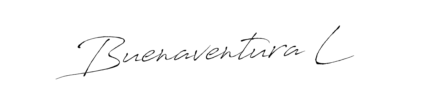 Use a signature maker to create a handwritten signature online. With this signature software, you can design (Antro_Vectra) your own signature for name Buenaventura L. Buenaventura L signature style 6 images and pictures png