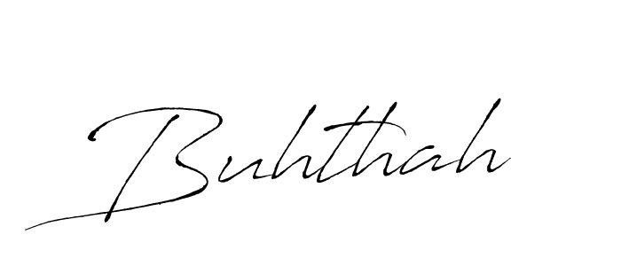 Create a beautiful signature design for name Buhthah. With this signature (Antro_Vectra) fonts, you can make a handwritten signature for free. Buhthah signature style 6 images and pictures png