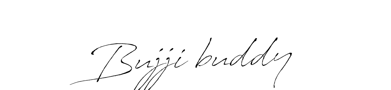 Design your own signature with our free online signature maker. With this signature software, you can create a handwritten (Antro_Vectra) signature for name Bujji♡buddy. Bujji♡buddy signature style 6 images and pictures png