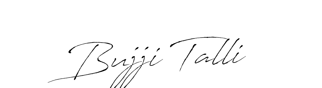 Make a beautiful signature design for name Bujji Talli. Use this online signature maker to create a handwritten signature for free. Bujji Talli signature style 6 images and pictures png