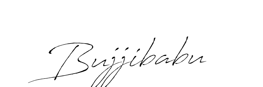 Create a beautiful signature design for name Bujjibabu. With this signature (Antro_Vectra) fonts, you can make a handwritten signature for free. Bujjibabu signature style 6 images and pictures png