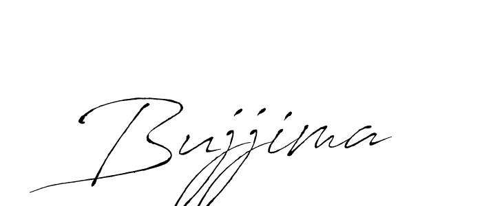 Create a beautiful signature design for name Bujjima. With this signature (Antro_Vectra) fonts, you can make a handwritten signature for free. Bujjima signature style 6 images and pictures png