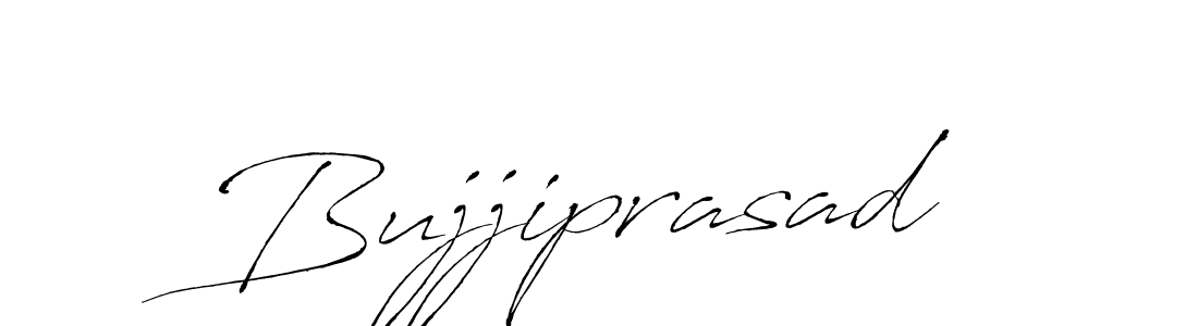 Design your own signature with our free online signature maker. With this signature software, you can create a handwritten (Antro_Vectra) signature for name Bujjiprasad. Bujjiprasad signature style 6 images and pictures png