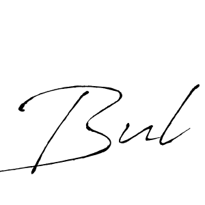 How to make Bul signature? Antro_Vectra is a professional autograph style. Create handwritten signature for Bul name. Bul signature style 6 images and pictures png