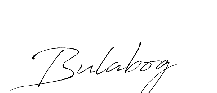 Make a beautiful signature design for name Bulabog. With this signature (Antro_Vectra) style, you can create a handwritten signature for free. Bulabog signature style 6 images and pictures png