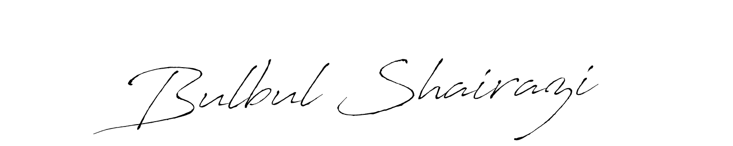 Also we have Bulbul Shairazi name is the best signature style. Create professional handwritten signature collection using Antro_Vectra autograph style. Bulbul Shairazi signature style 6 images and pictures png