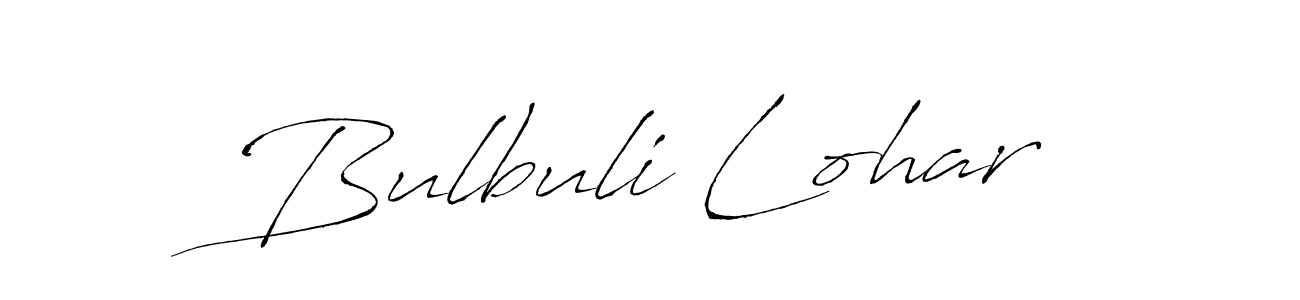 Also we have Bulbuli Lohar name is the best signature style. Create professional handwritten signature collection using Antro_Vectra autograph style. Bulbuli Lohar signature style 6 images and pictures png