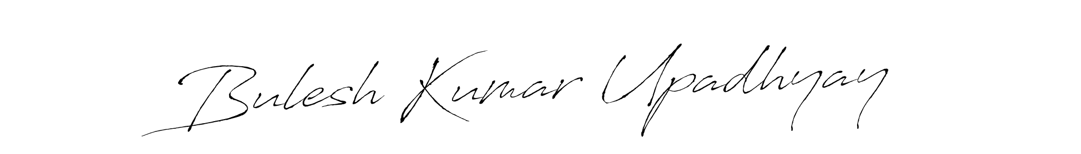 How to make Bulesh Kumar Upadhyay name signature. Use Antro_Vectra style for creating short signs online. This is the latest handwritten sign. Bulesh Kumar Upadhyay signature style 6 images and pictures png