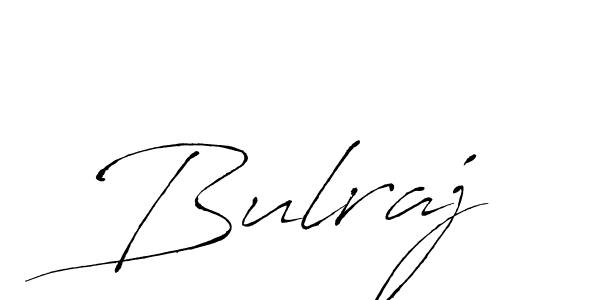How to make Bulraj name signature. Use Antro_Vectra style for creating short signs online. This is the latest handwritten sign. Bulraj signature style 6 images and pictures png