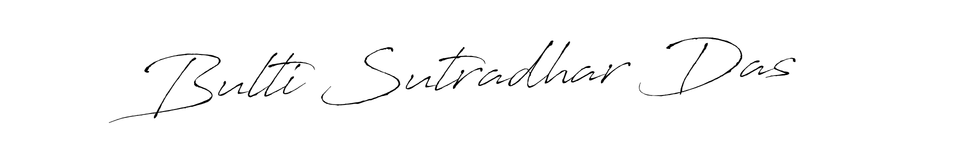 Bulti Sutradhar Das stylish signature style. Best Handwritten Sign (Antro_Vectra) for my name. Handwritten Signature Collection Ideas for my name Bulti Sutradhar Das. Bulti Sutradhar Das signature style 6 images and pictures png