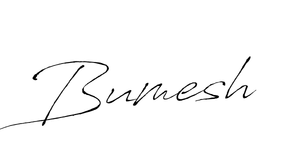 Design your own signature with our free online signature maker. With this signature software, you can create a handwritten (Antro_Vectra) signature for name Bumesh. Bumesh signature style 6 images and pictures png