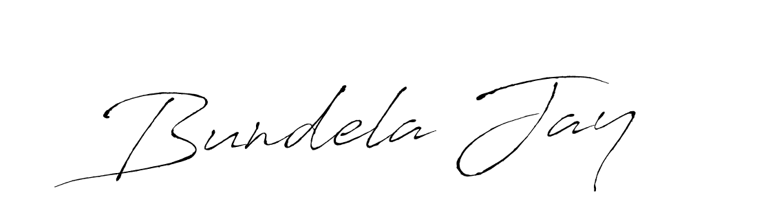 Create a beautiful signature design for name Bundela Jay. With this signature (Antro_Vectra) fonts, you can make a handwritten signature for free. Bundela Jay signature style 6 images and pictures png