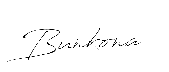 Best and Professional Signature Style for Bunkona. Antro_Vectra Best Signature Style Collection. Bunkona signature style 6 images and pictures png