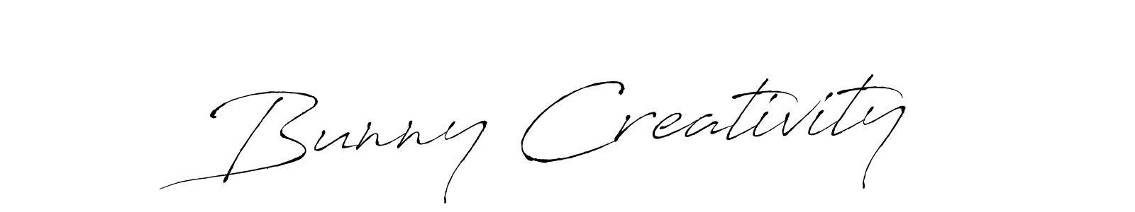 Use a signature maker to create a handwritten signature online. With this signature software, you can design (Antro_Vectra) your own signature for name Bunny Creativity. Bunny Creativity signature style 6 images and pictures png