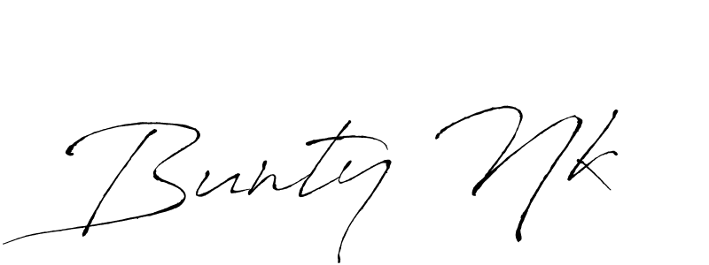 It looks lik you need a new signature style for name Bunty Nk. Design unique handwritten (Antro_Vectra) signature with our free signature maker in just a few clicks. Bunty Nk signature style 6 images and pictures png