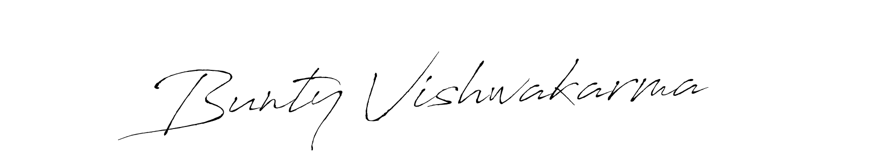 Make a beautiful signature design for name Bunty Vishwakarma. Use this online signature maker to create a handwritten signature for free. Bunty Vishwakarma signature style 6 images and pictures png