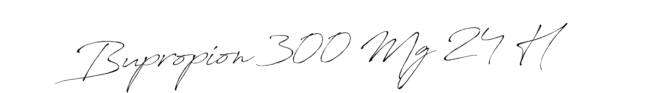 Make a beautiful signature design for name Bupropion 300 Mg 24 H. With this signature (Antro_Vectra) style, you can create a handwritten signature for free. Bupropion 300 Mg 24 H signature style 6 images and pictures png