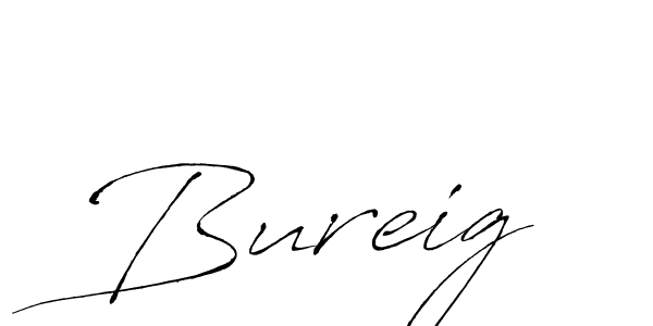 Make a beautiful signature design for name Bureig. With this signature (Antro_Vectra) style, you can create a handwritten signature for free. Bureig signature style 6 images and pictures png