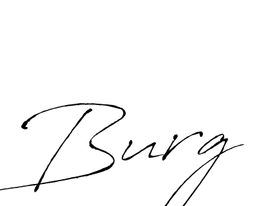 Antro_Vectra is a professional signature style that is perfect for those who want to add a touch of class to their signature. It is also a great choice for those who want to make their signature more unique. Get Burg name to fancy signature for free. Burg signature style 6 images and pictures png